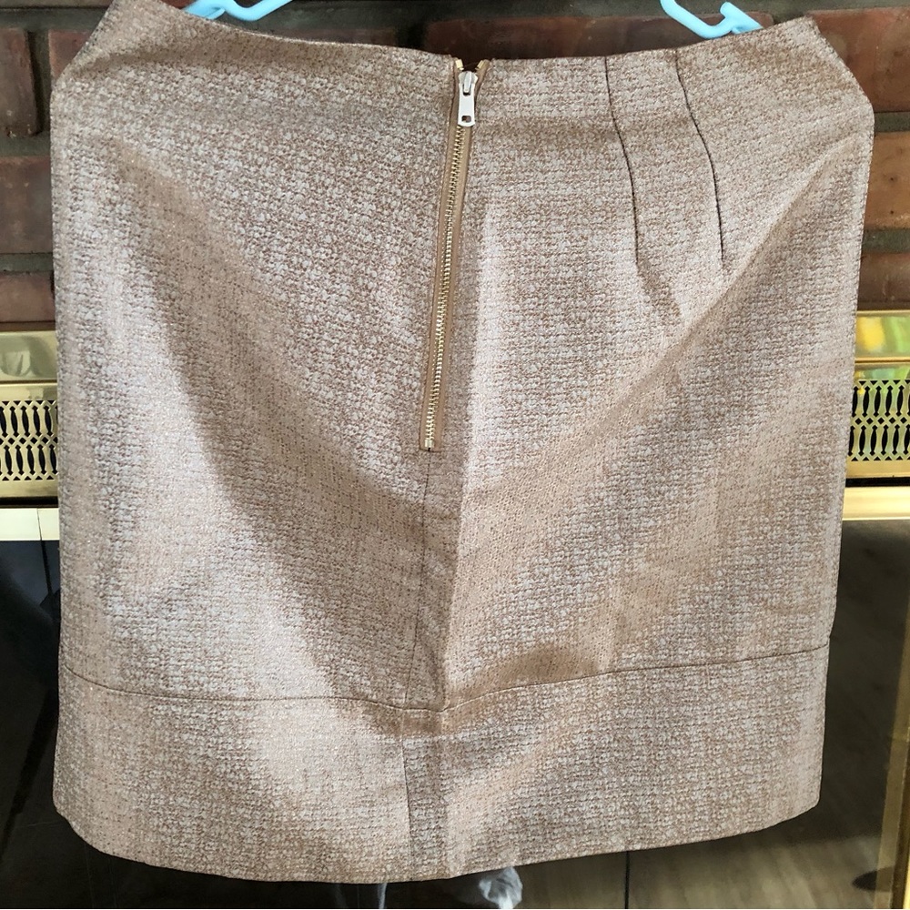 Ann Taylor golden pencils skirt size 0